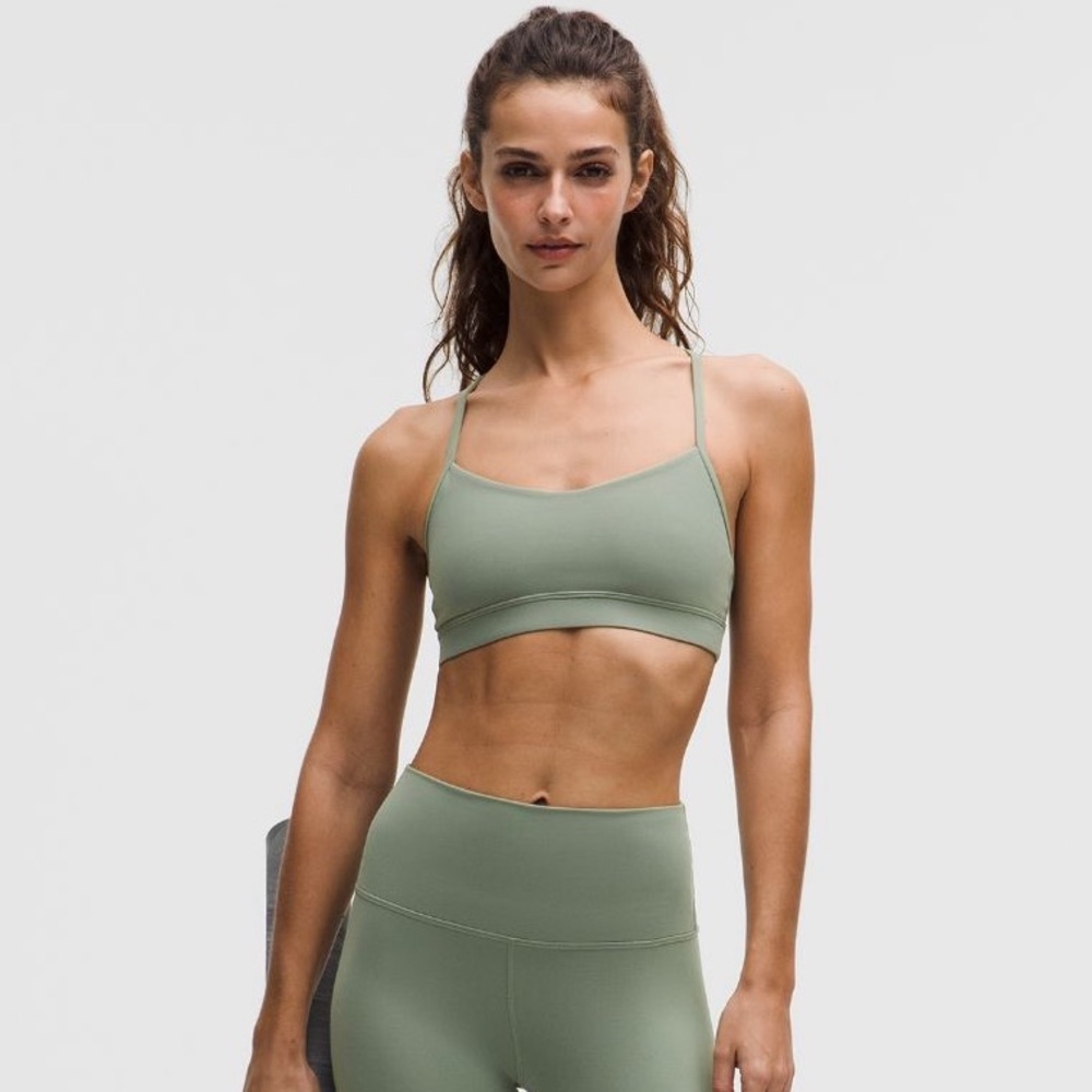 Lululemon Athletica willow leaf  Sports Bra